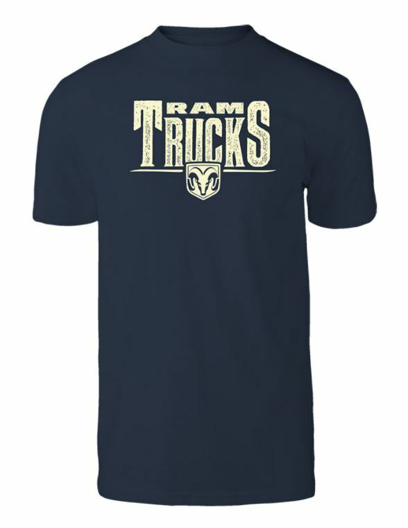 New Ram Men’s Trucks T-Shirt Navy XL Short Sleeve Crew Neck Mopar New Shirt