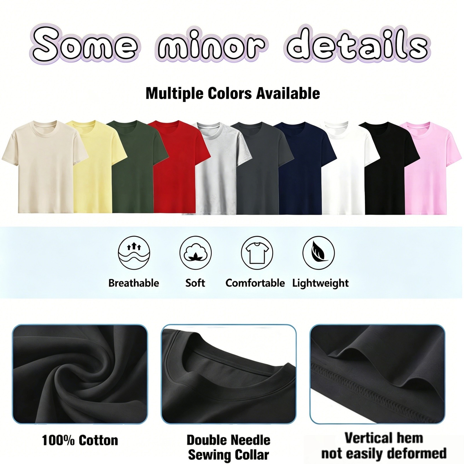 Custom T-Shirts: Print Your Photo/Logo Front & Back, Unisex Personalized Tee gallery