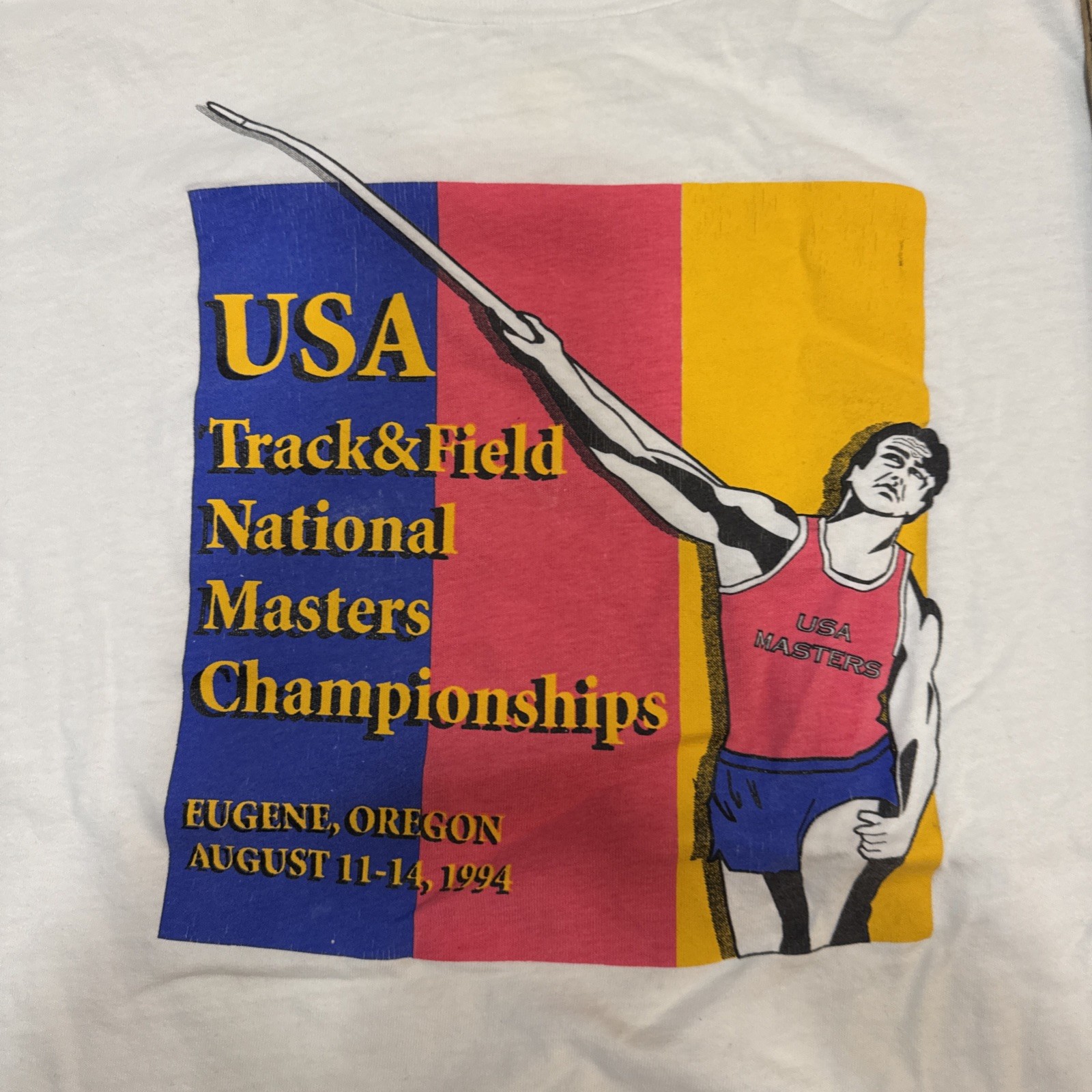 Vintage T-shirt USA Track and Field Masters Championships Eugene, Oregon 1994 gallery