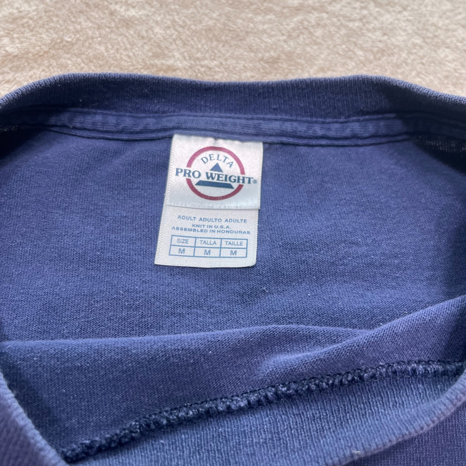 Delta Pro Weight Men's Medium Short Sleeve -Blue America Free & Brave T-Shirt gallery