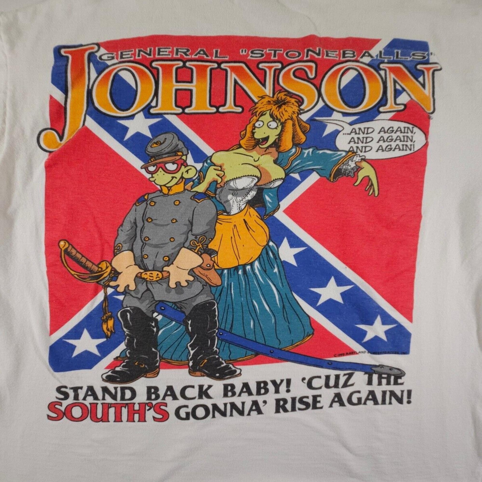 Vintage Big Johnson T-Shirt General Stoneballs Single shirt
