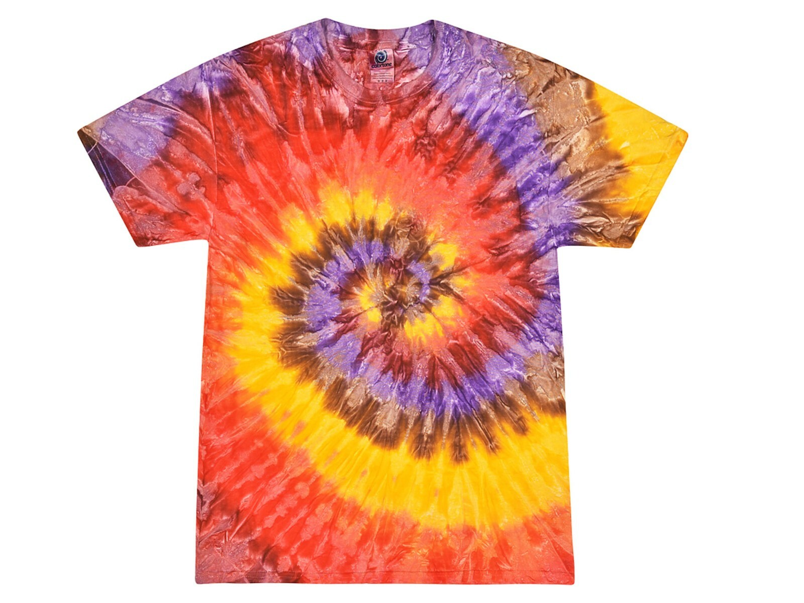 Pick a Multi-color Rainbow Tie Dye T-Shirts 100% Cotton Kids & Adults gallery