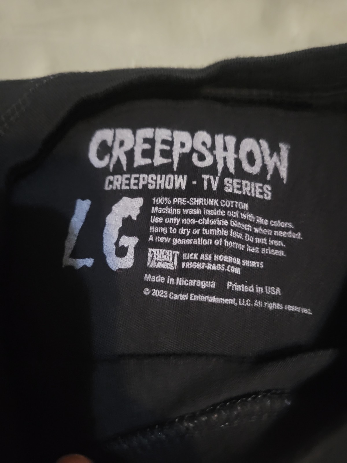 Creepshow Horror Movie Large Shirt Fright Rags cult classic horror gallery