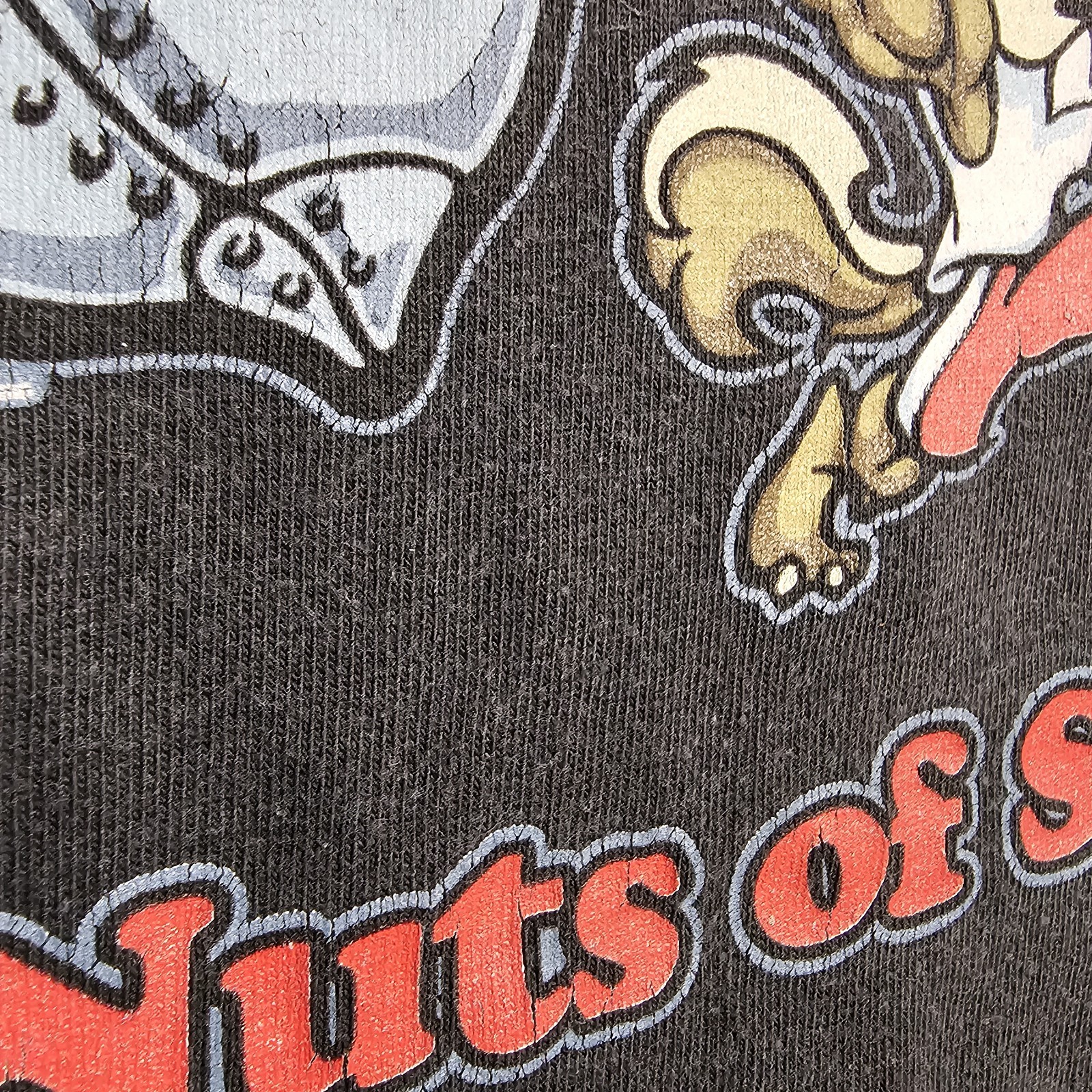 Vintage 90s Y2k Nuts Of Steel Squirrel T-shirt Mens 2XL Funny Grunge Skate Gym gallery