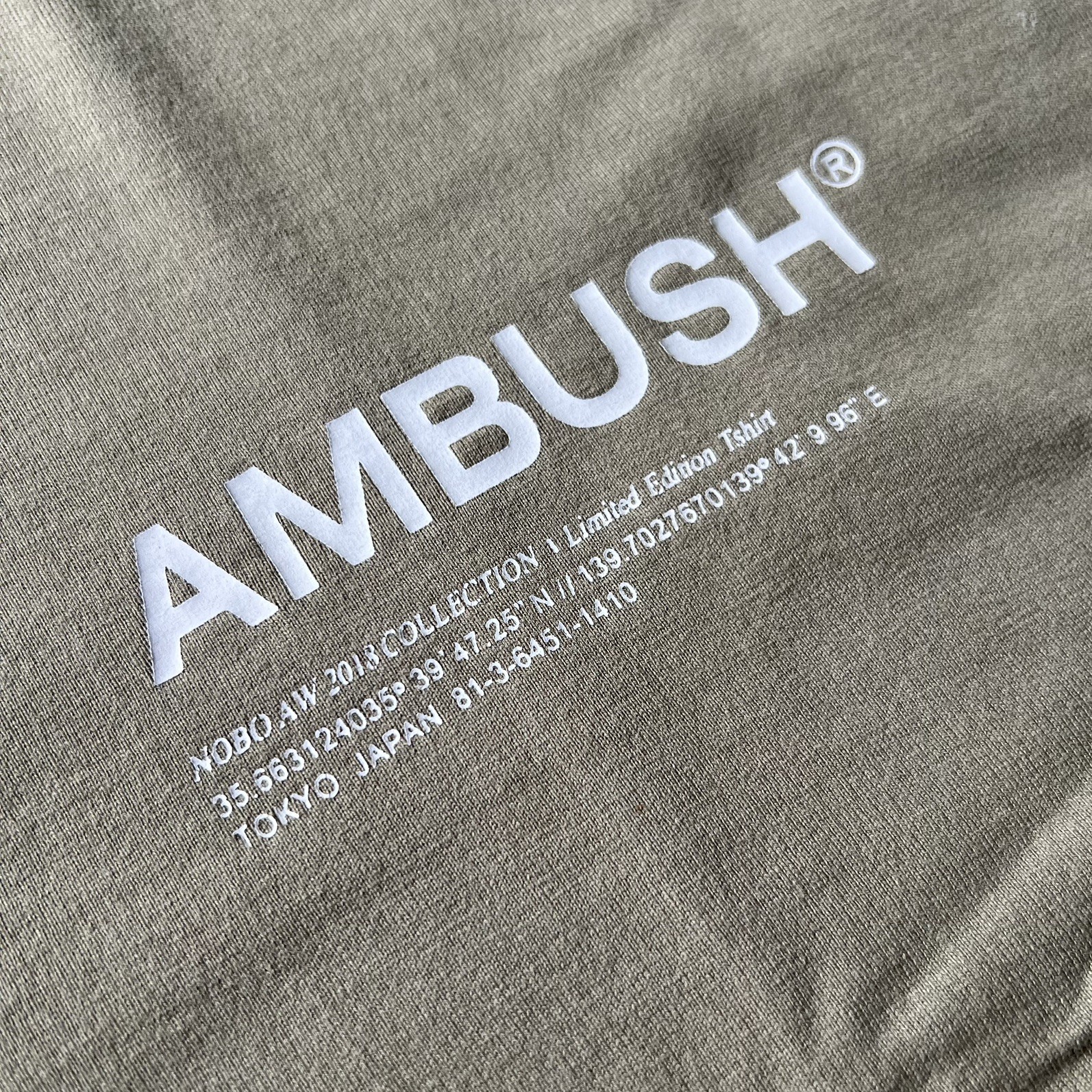 Ambush Japan Limited Edition NOBO 2018 Cotton T-Shirt SZ 4 gallery