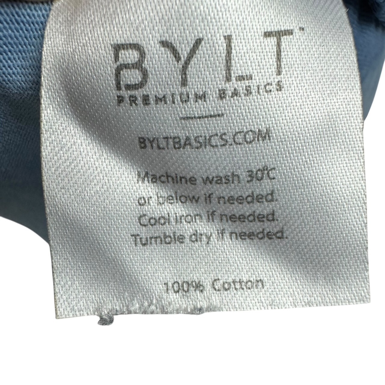 BYLT Men's Drop Cut 100% Cotton S/S T-Shirt Blue Tie Dye • 2XL gallery