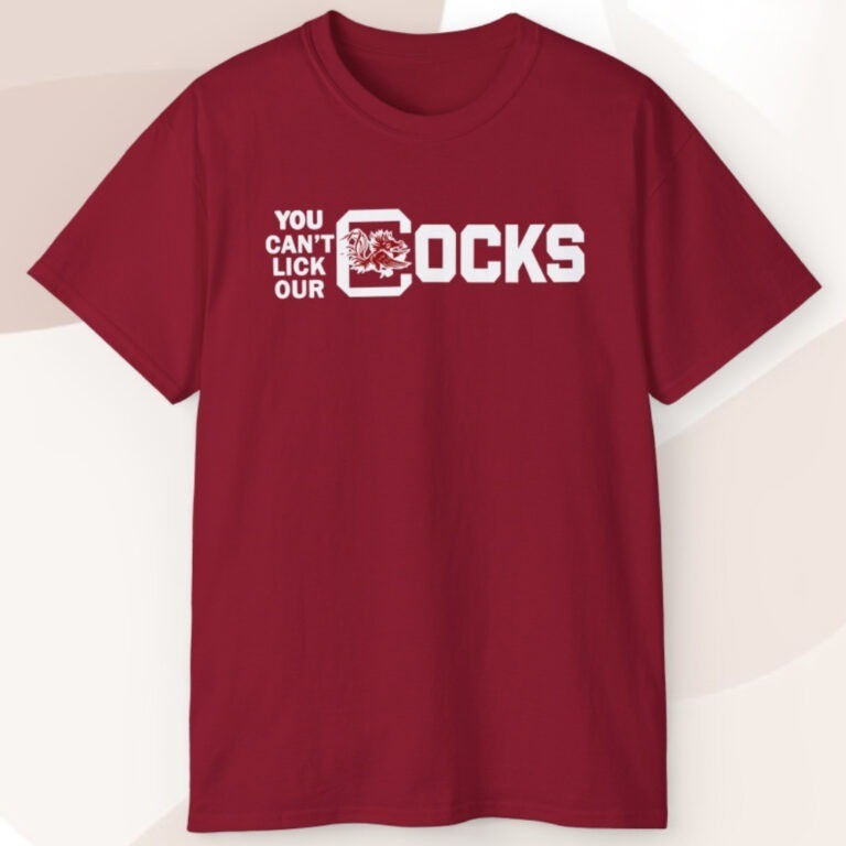 Retro 90s SC Gamecocks You Can’t Lick Our Cocks Unisex Tee S-5XL
