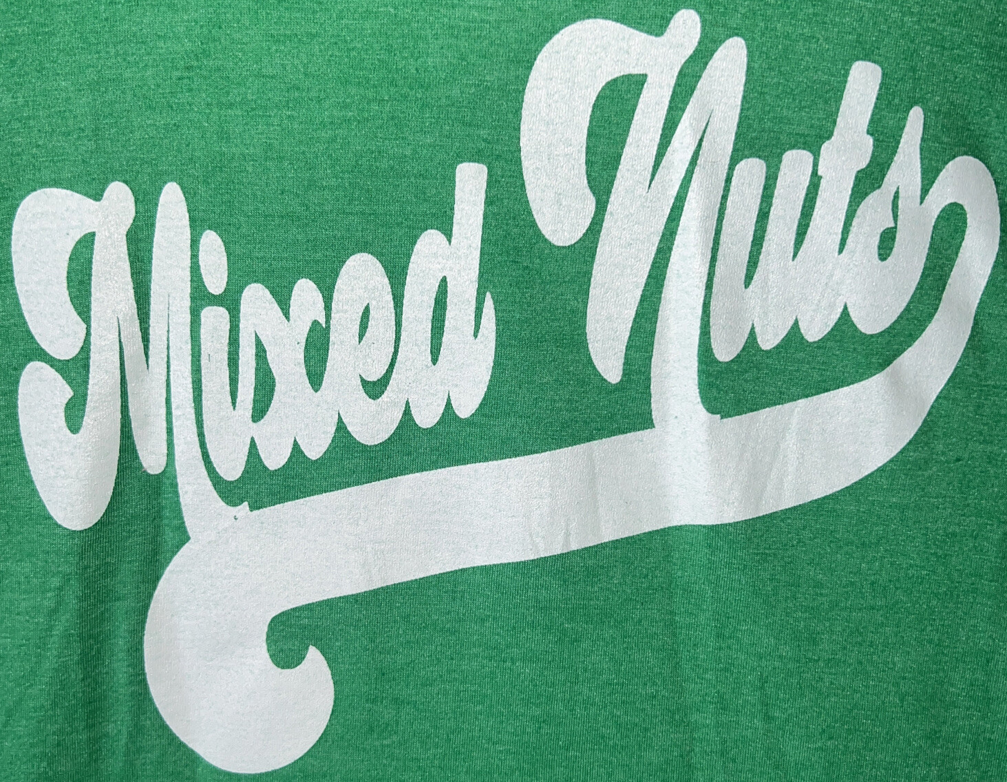 Mixed Nuts Graphic Tee #8 District Perfect Tri DTG Adult S T-shirt Softball Fun gallery