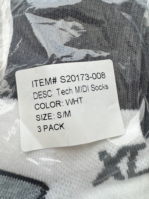 Fox Racing Tech No Show Socks 3 Pack Men’s S/M