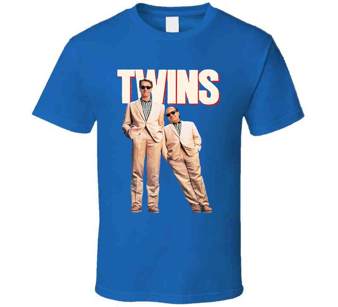 Twins 80's Retro Comedy Schwarzenegger Devito Movie T Shirt gallery