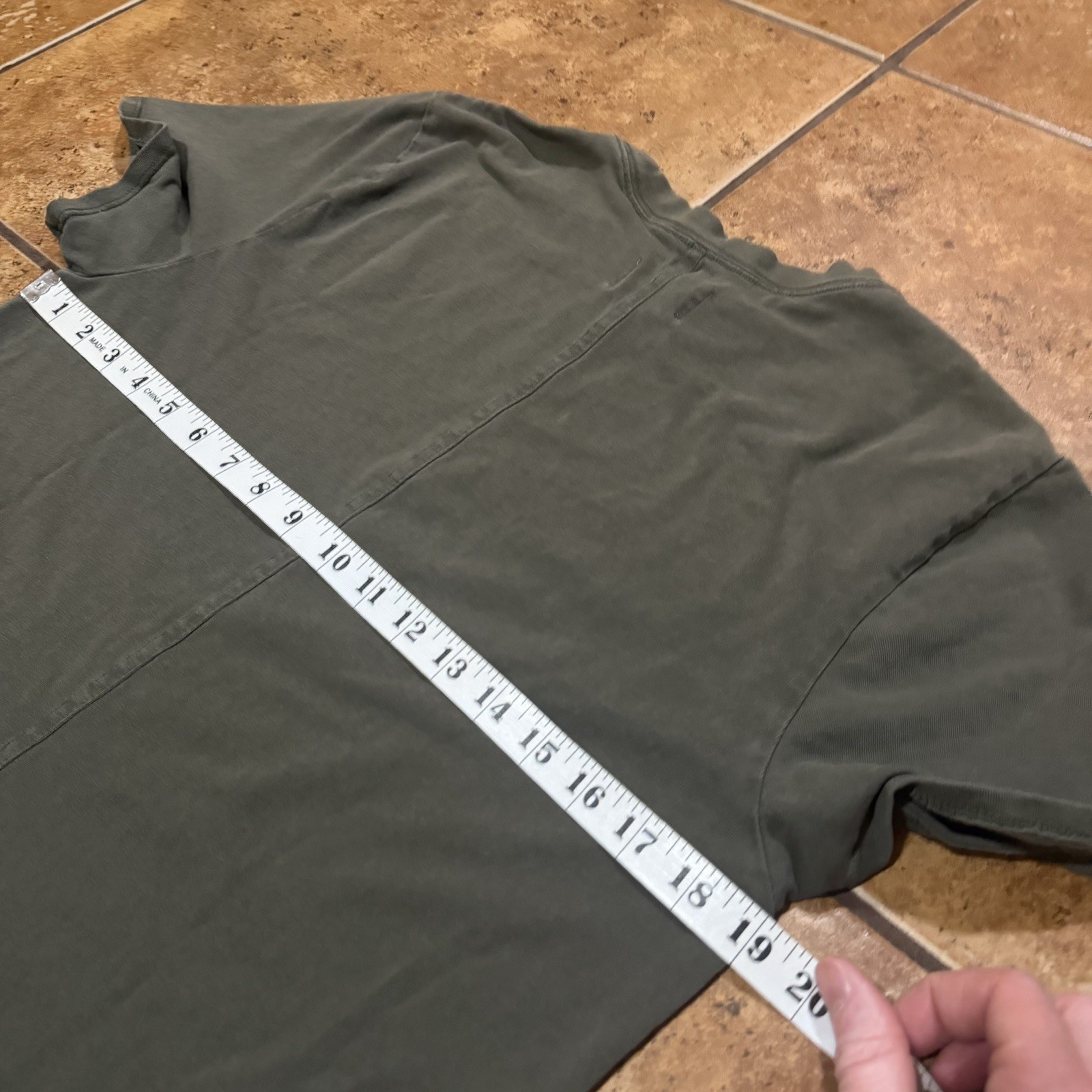 FOG Fear of God Collection One 2015-2016 Green Long Tee small Jerry Lorenzo gallery