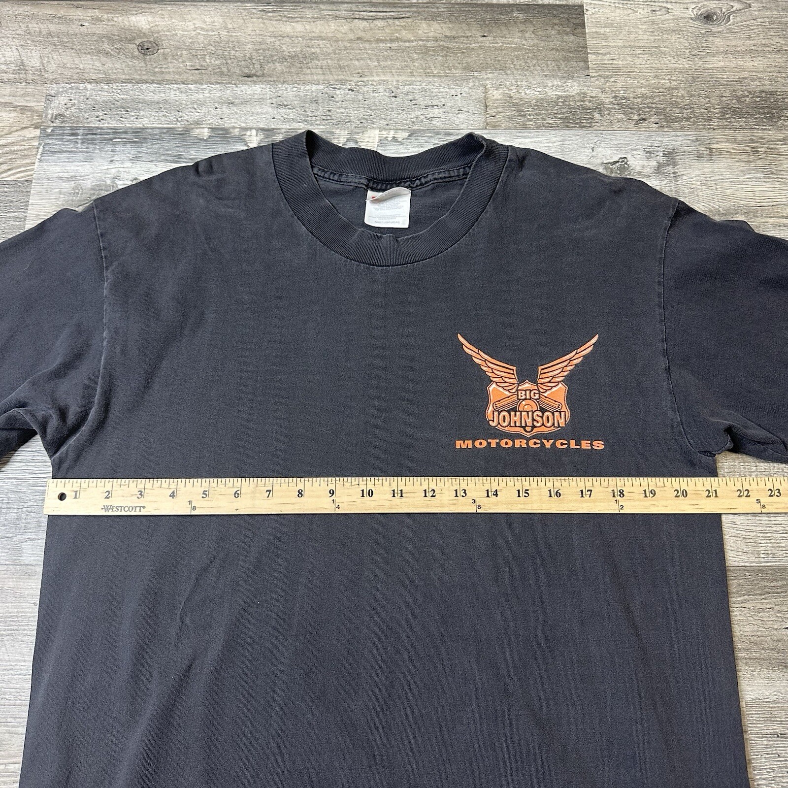 Vintage Big Johnson Motorcycles T Shirt Snatch Kisses And Vice Verse Size Large gallery