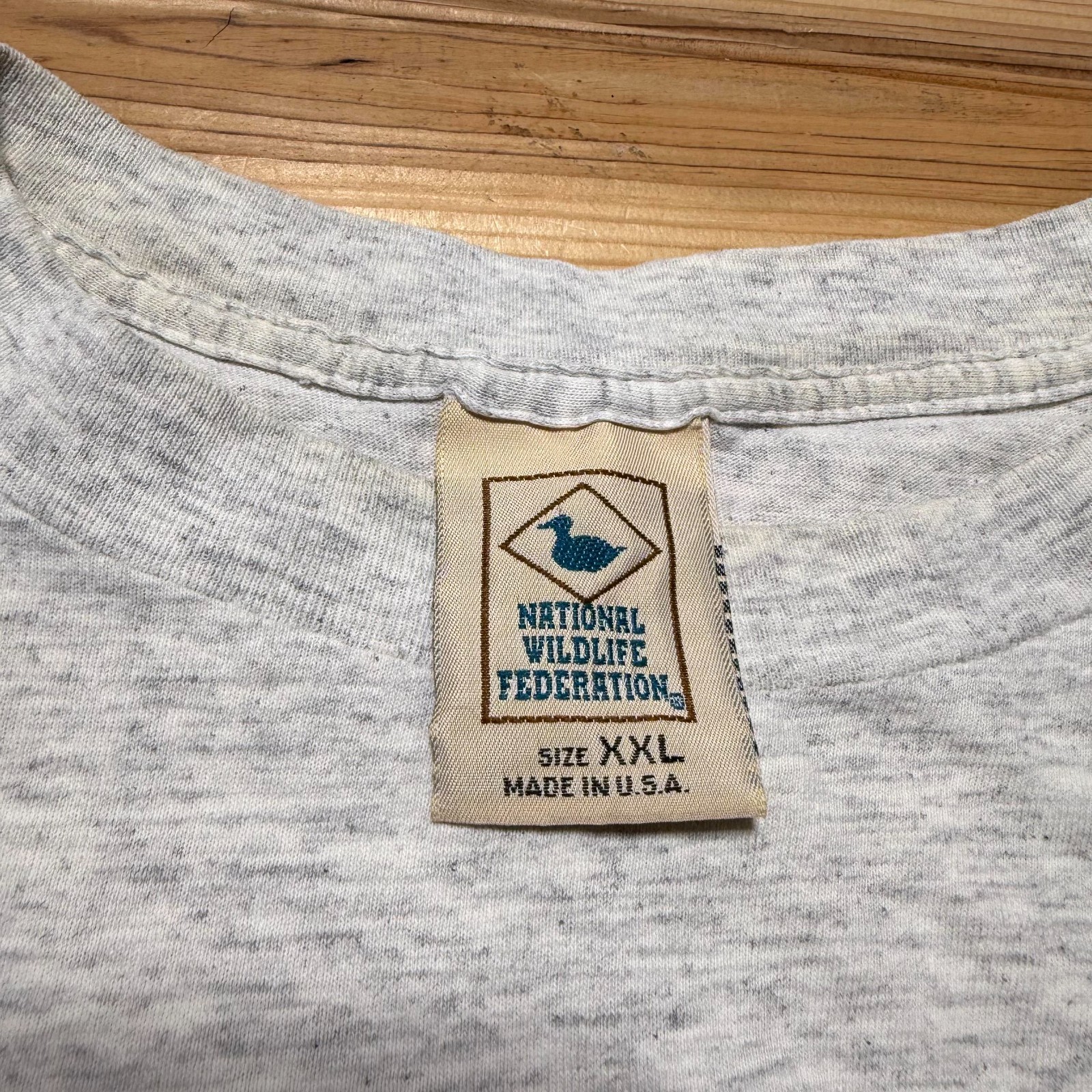 Vintage 90s National Wildlife Federation Eagle Nature Graphic T-Shirt USA - 2XL gallery