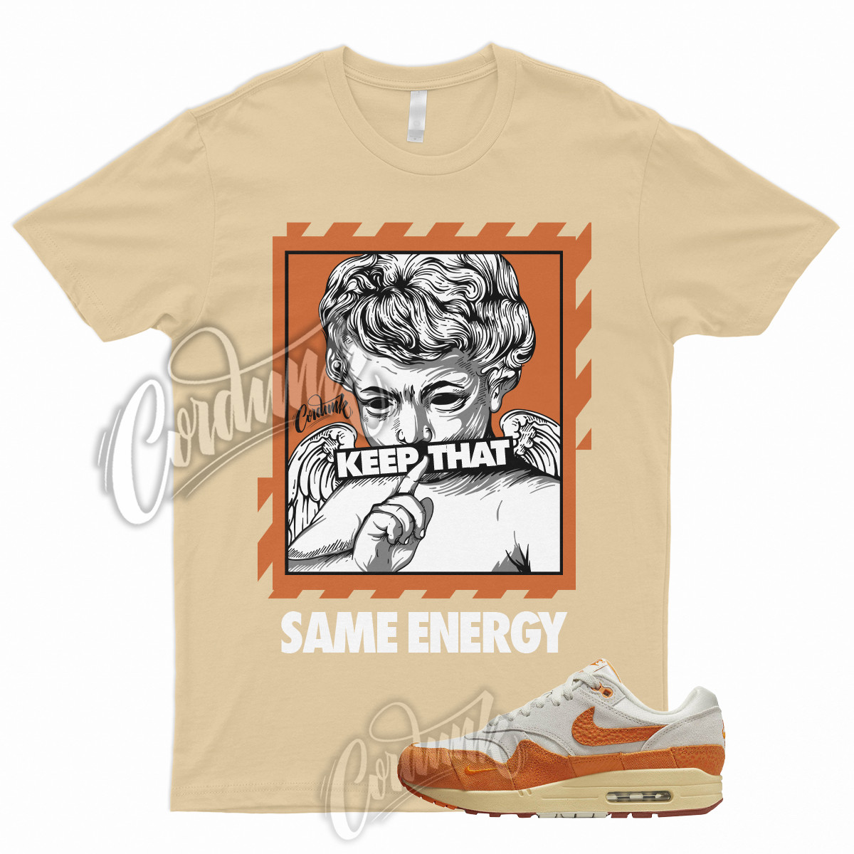 New ENERGY Shirt for Air Max 1 Master Magma Orange Light Bone Neutral Grey Sail gallery