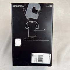 Nike Jordan Flight Control Cotton Stretch Crew Neck Shirt 2 Pack Mens Medium Wht