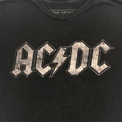 AC/DC Spell out Live Nation Merchandise Black Rock Band Concert Shirt Men’s M