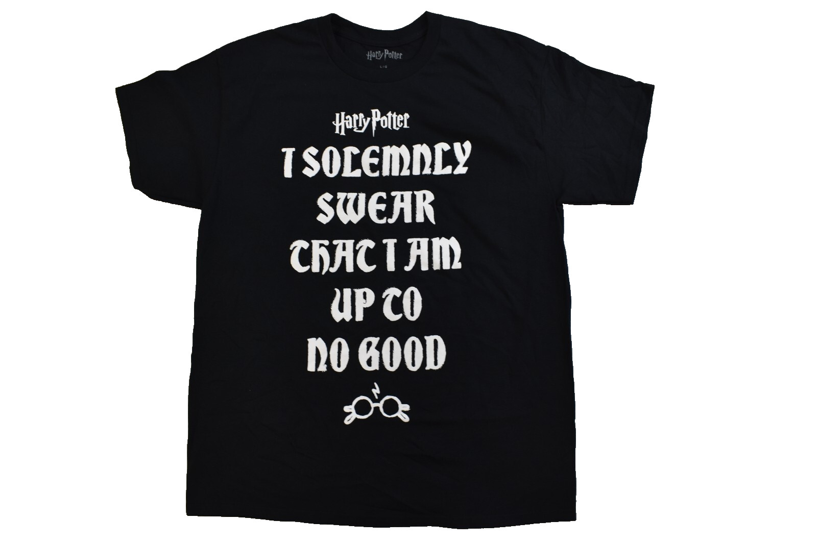 Harry Potter Mens I Solemnly Swear That I Am Up to No Good Black Shirt New S-3XL