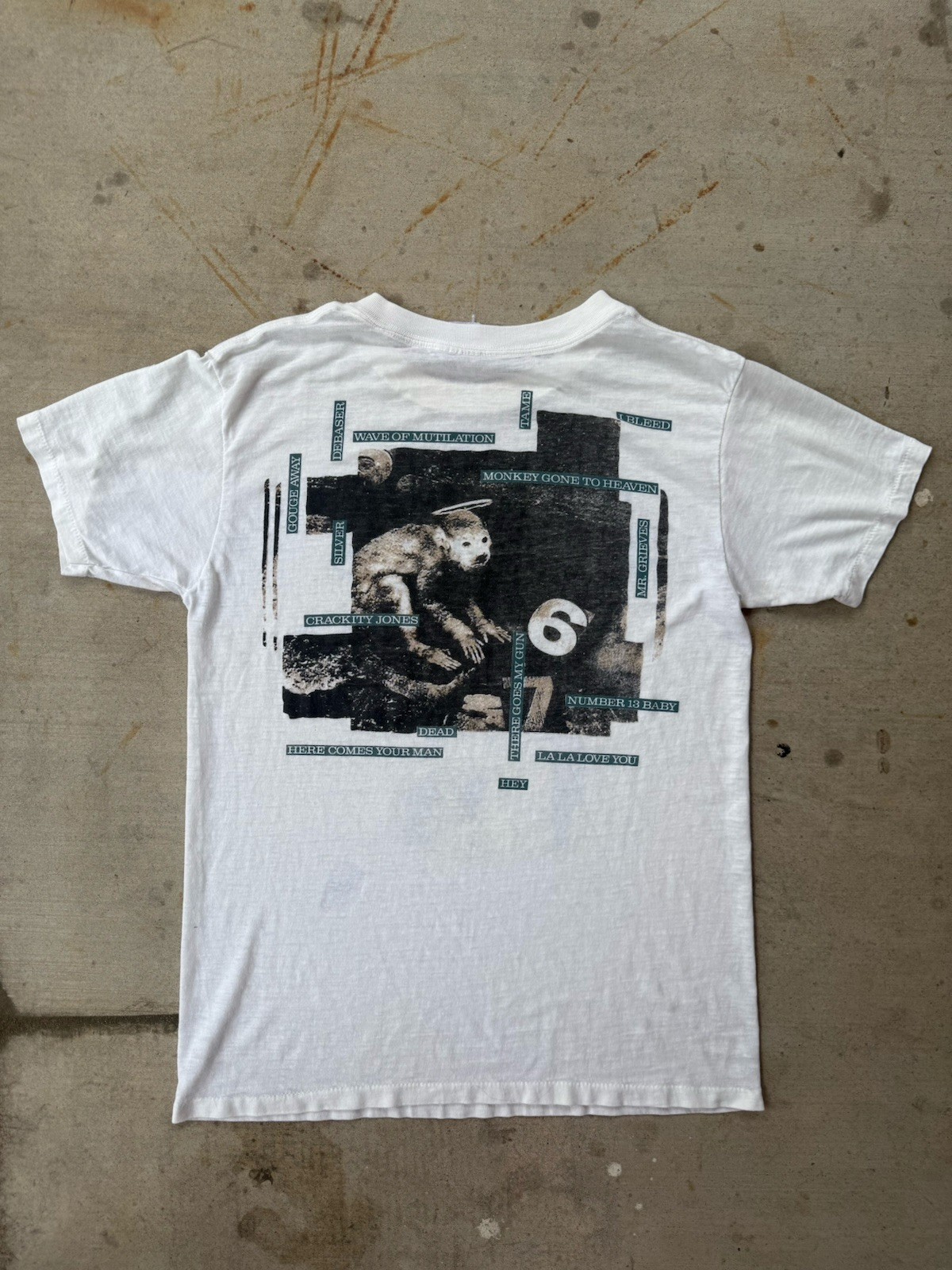 Pixies Doolittle vintage Made in the U.S.A. White Double-Sided Graphic Tee M gallery