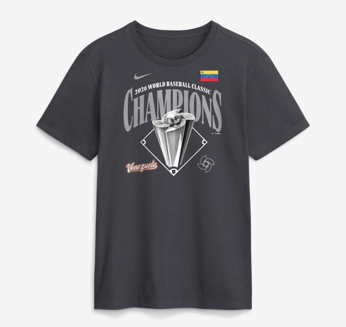 Venezuela Baseball Champions 2026 T-Shirt – Venezuela Campeones WBC Franela