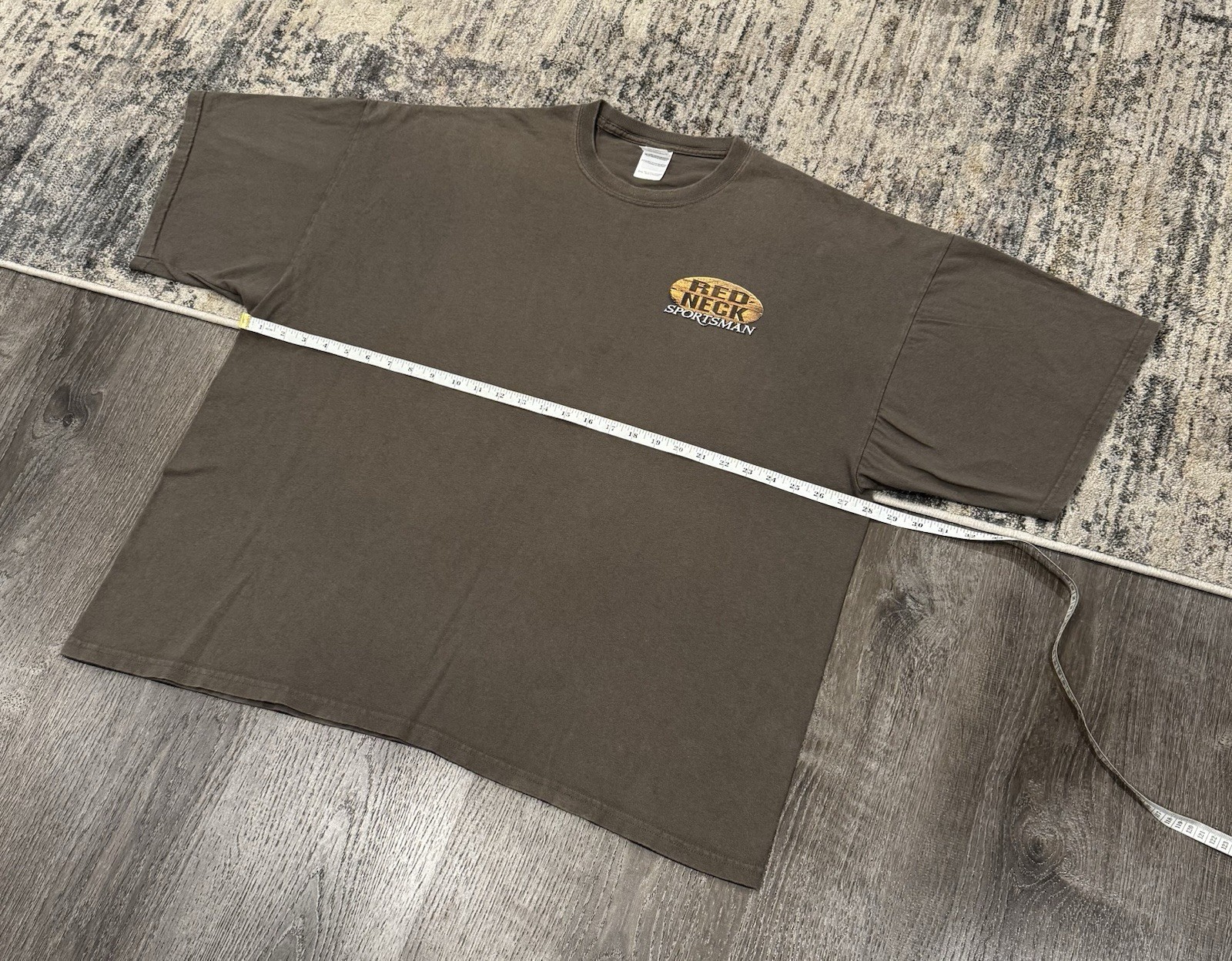 Vintage Y2K Redneck Sportsman T Shirt—Baggy Boxy Earth Tone Brown Men’s XXXL gallery
