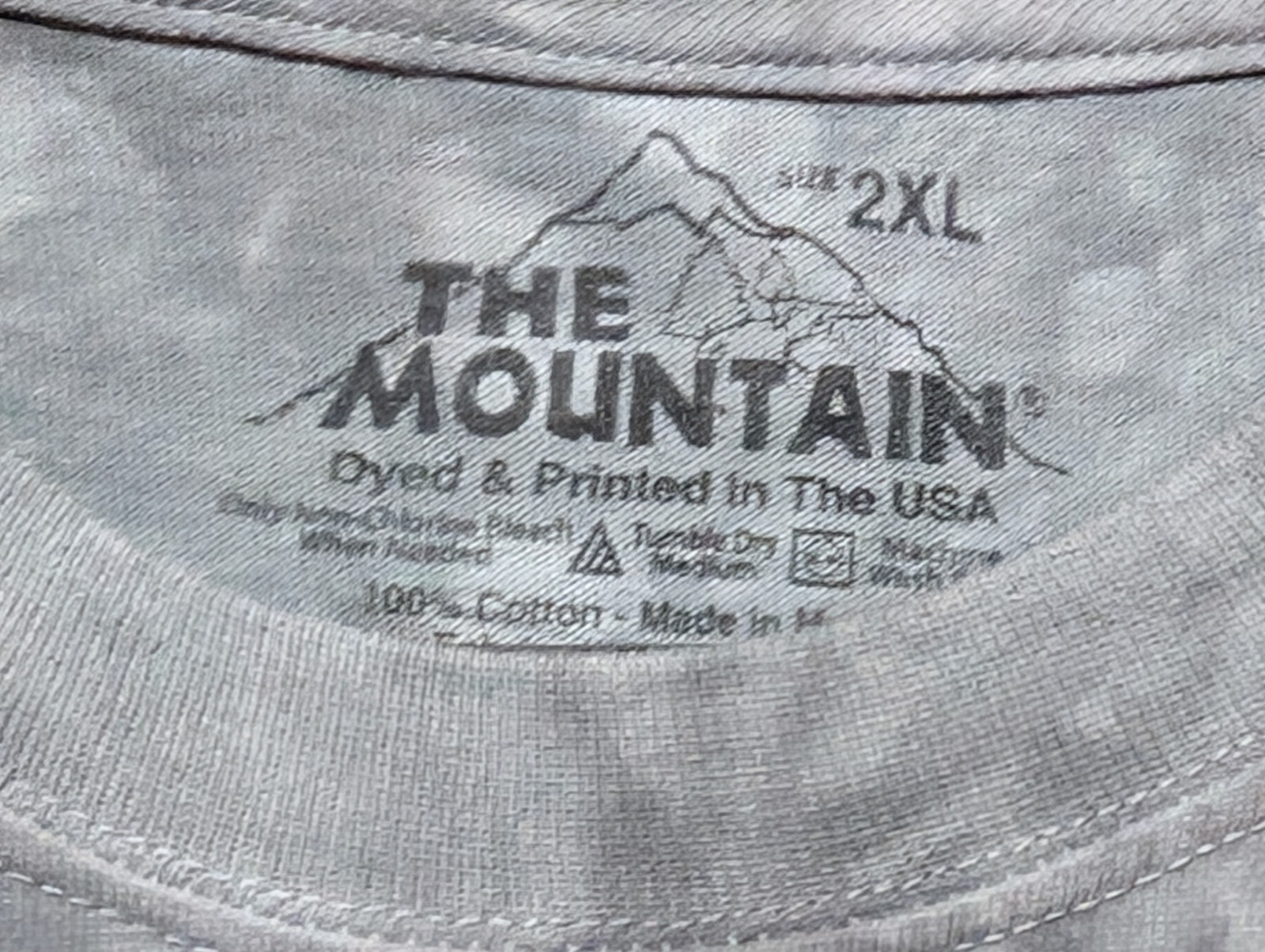 The Mountain T Shirt Mens Gray Fishing WO Permission 2XL Retired Logo #1142 NWOT gallery