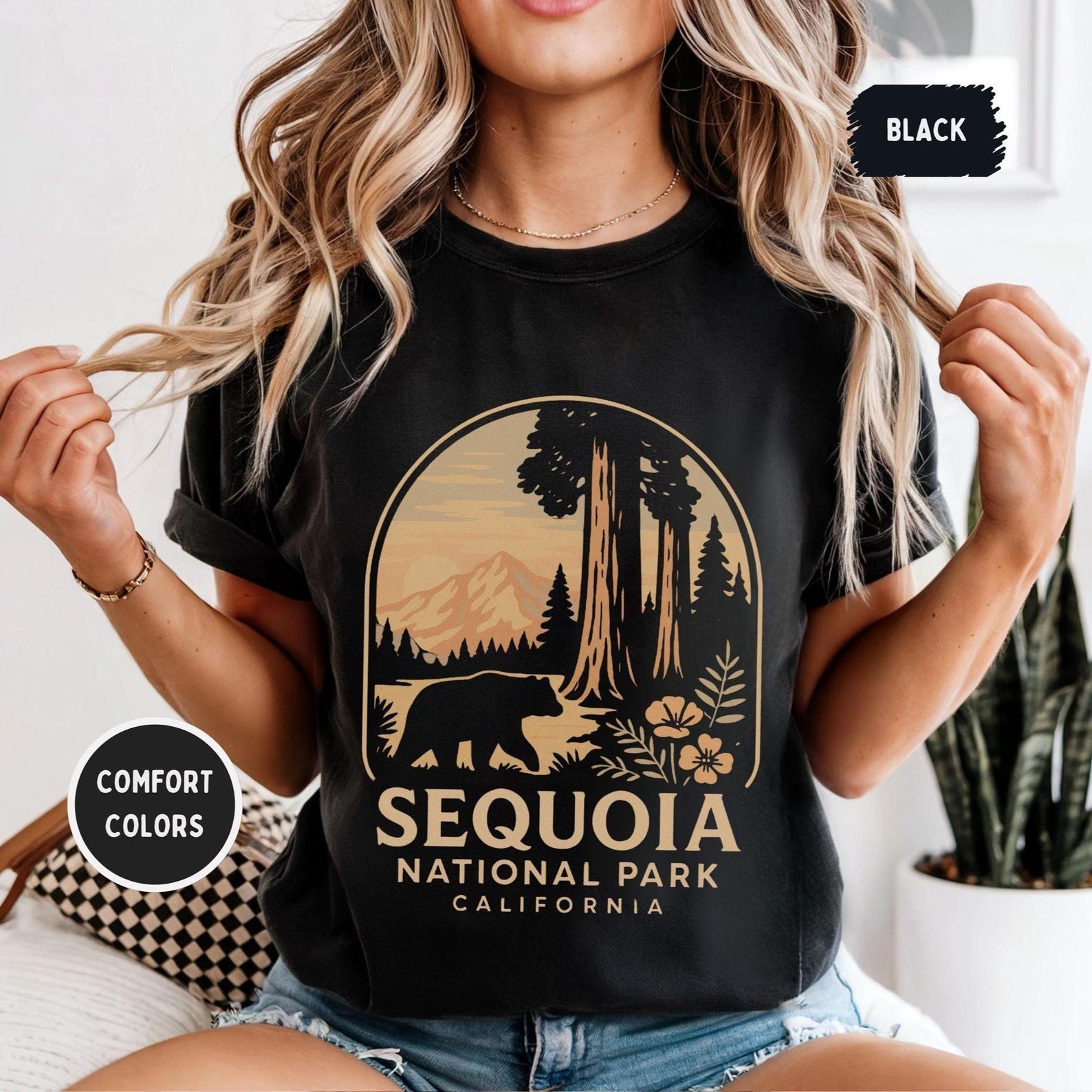 Sequoia National Park Shirt Travel Gift For California Trip Souvenir Tee gallery