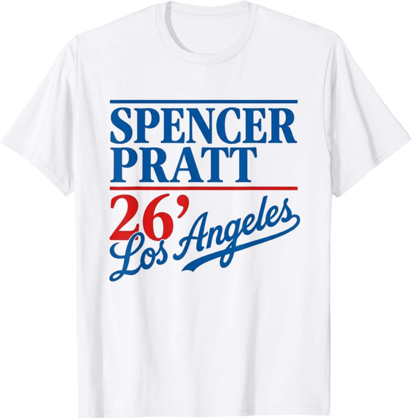 Spencer Pratt for LA Mayor California Vibes Design T-Shirt gallery