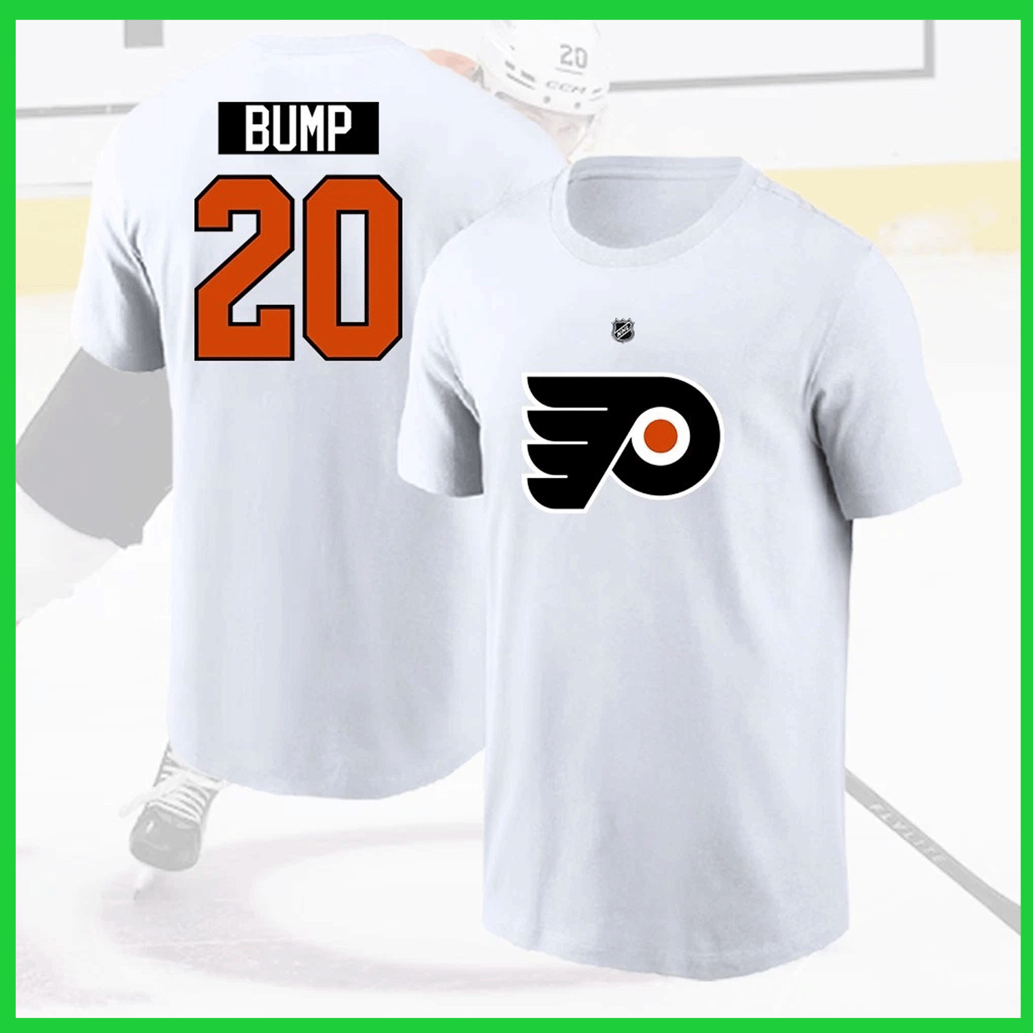 HOT - Alex #20 Bump Phil@delphia Flyer$ Team Name & Number Player Full Size Fans gallery