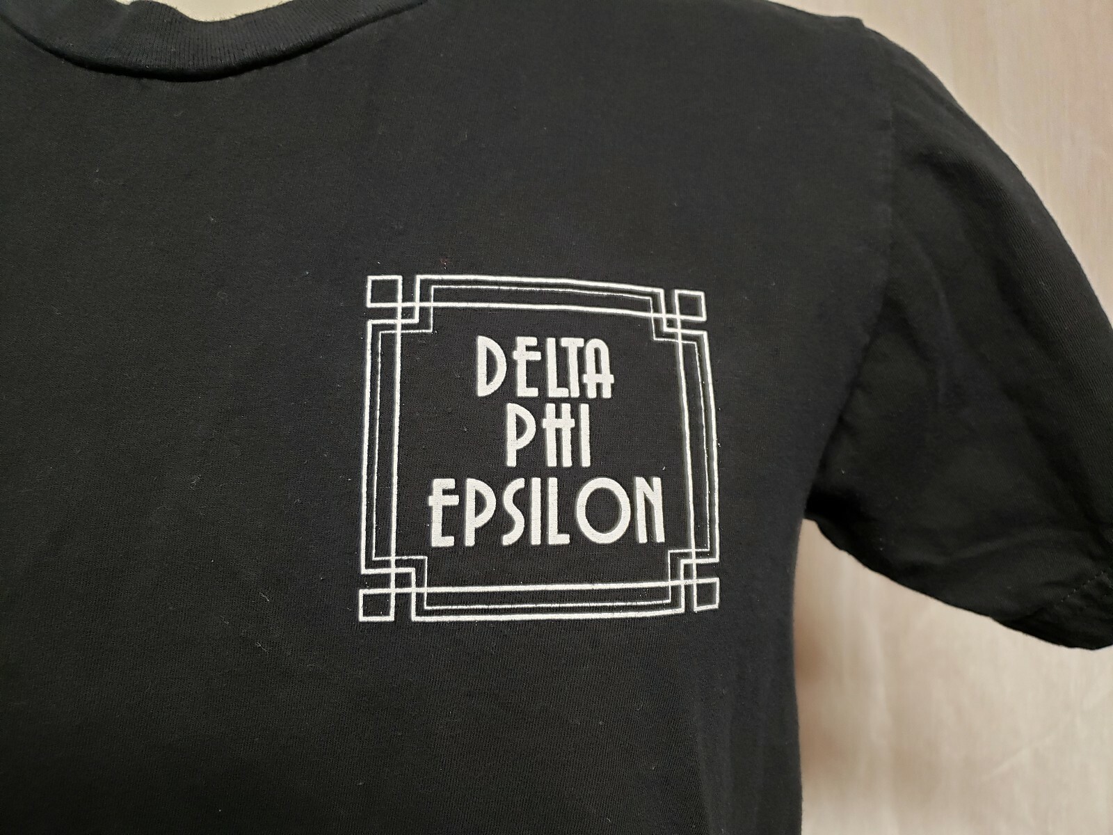 2014 Formal Delta Phi Epsilon Adult Small Black TShirt gallery
