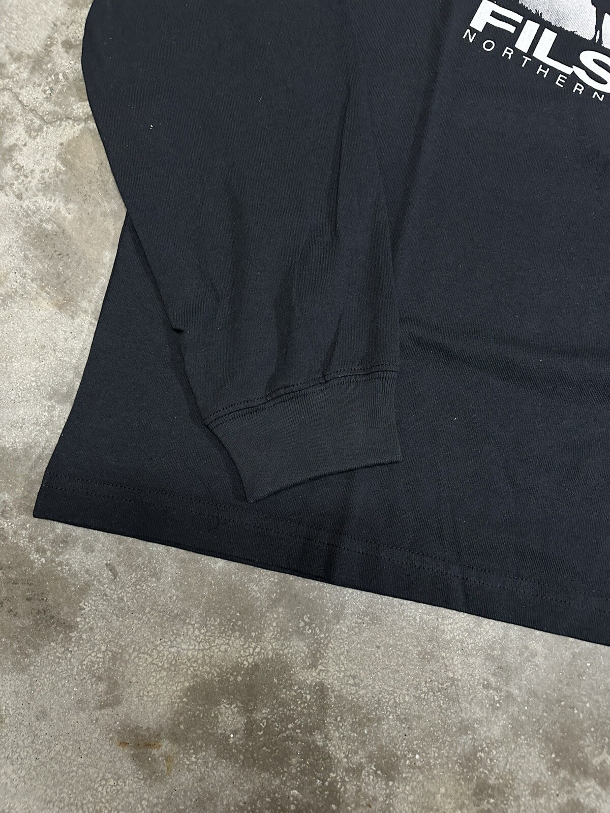 NWT Filson Northern Lights Long Sleeve Moose T Shirt Black Made in USA Outdoors gallery