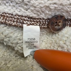 Duluth Trading Co Burly Thermal Henley Shirt Brown Sherpa Lined 2XL 73258 Mens
