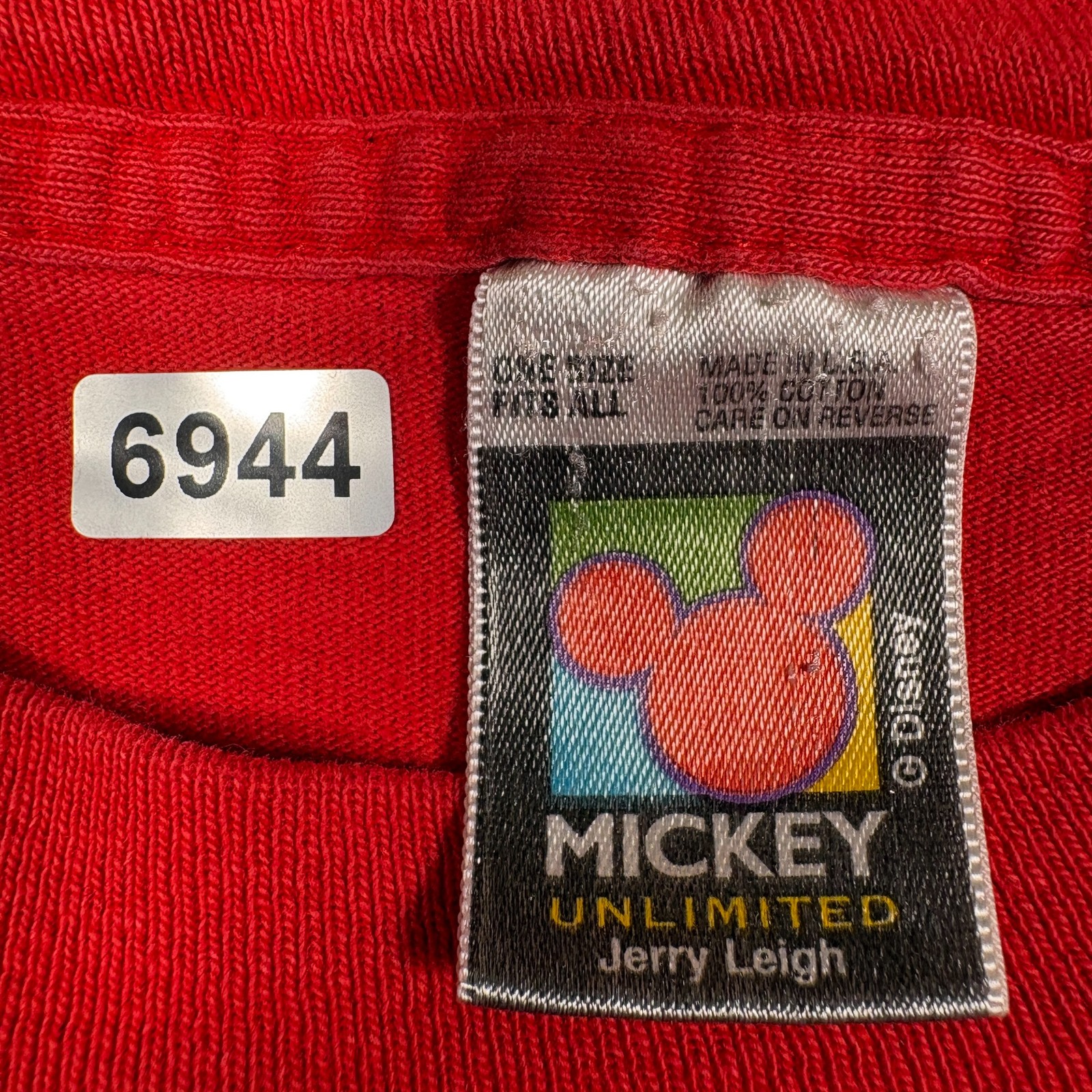 Vintage Mickey Unlimited Under A Lamppost T-Shirt Mens One Size Fits All Cartoon gallery