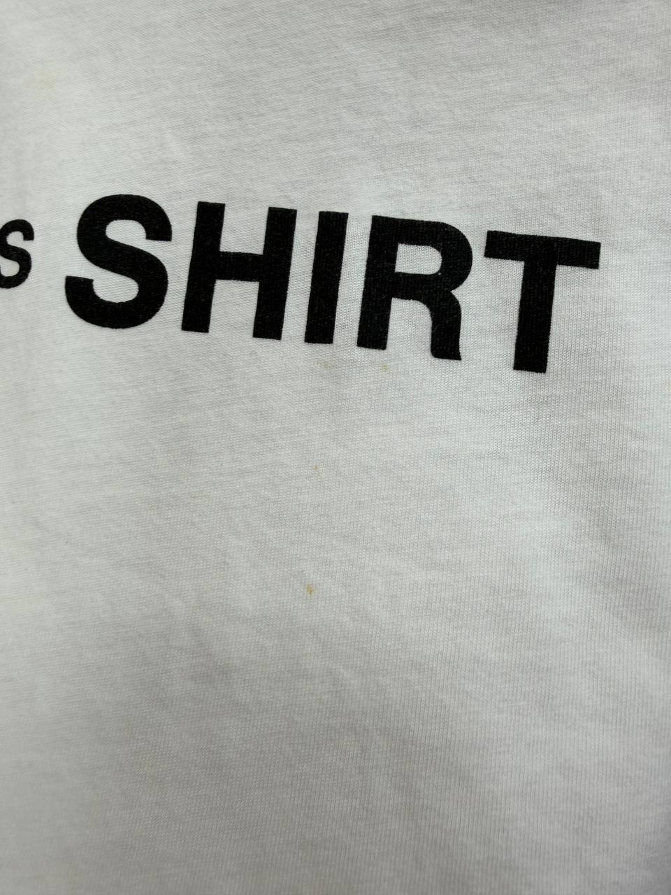 Comme des Garcons SHIRT Logo T Shirt White Size S gallery