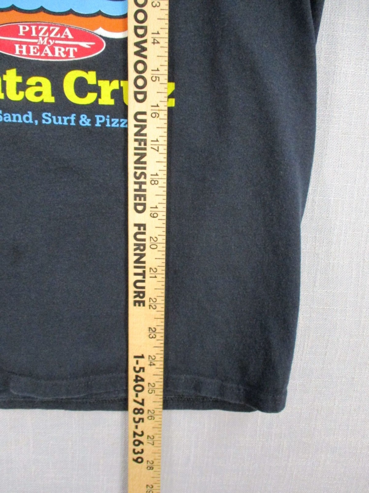 Santa Cruz Pizza My Heart 2020 Black T-Shirt S By Port & Company gallery