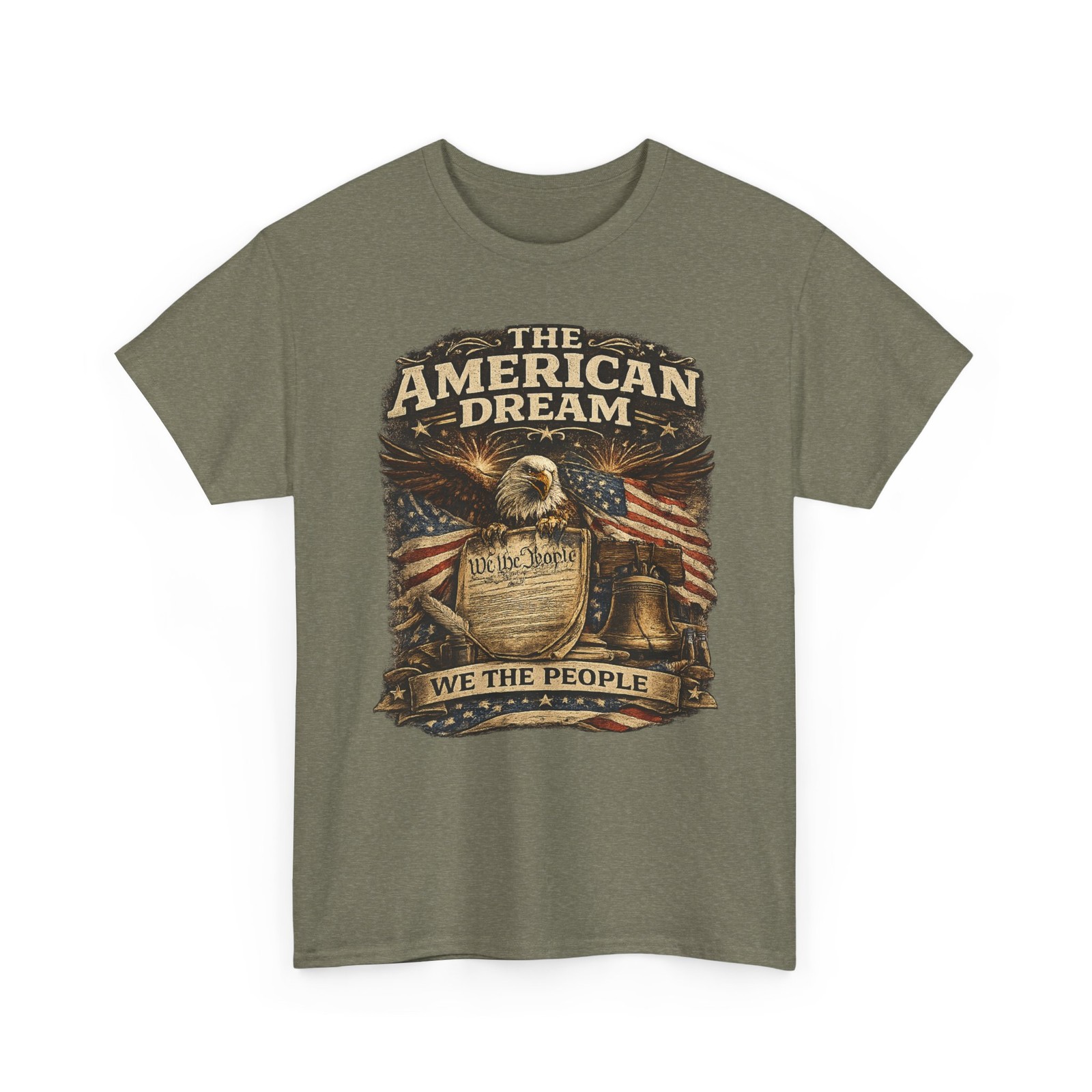 The American Dream Patriotic Eagle USA Flag 4th Of July Freedom T Shirt gallery