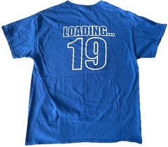 Internet Explorer Logo – “Loading… 19” Parody T-Shirt – Blue – Size L