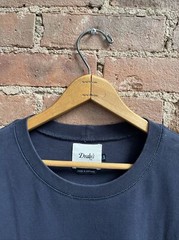 Drakes Men’s Tee, Sz 44, Blue Heavy Gauge Cotton, Open Studio 327 Canal Heavy