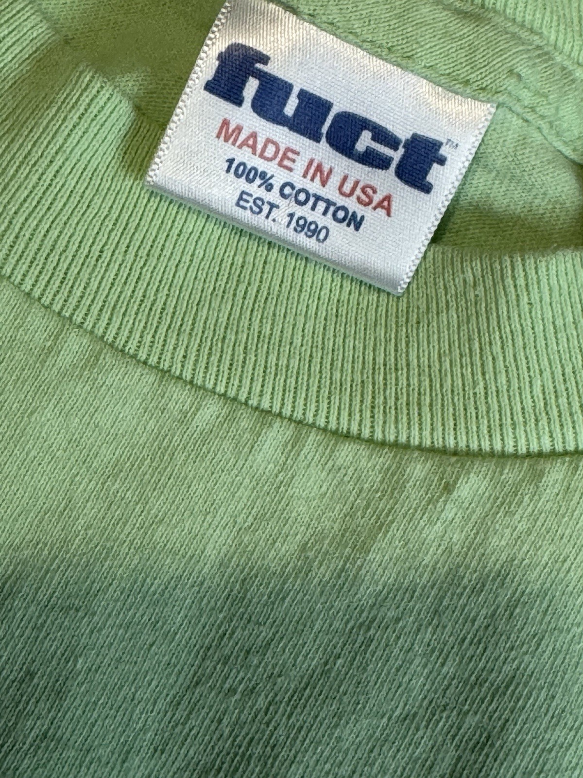 Fuct Tshirt, Og Logo, Mint Green Small gallery