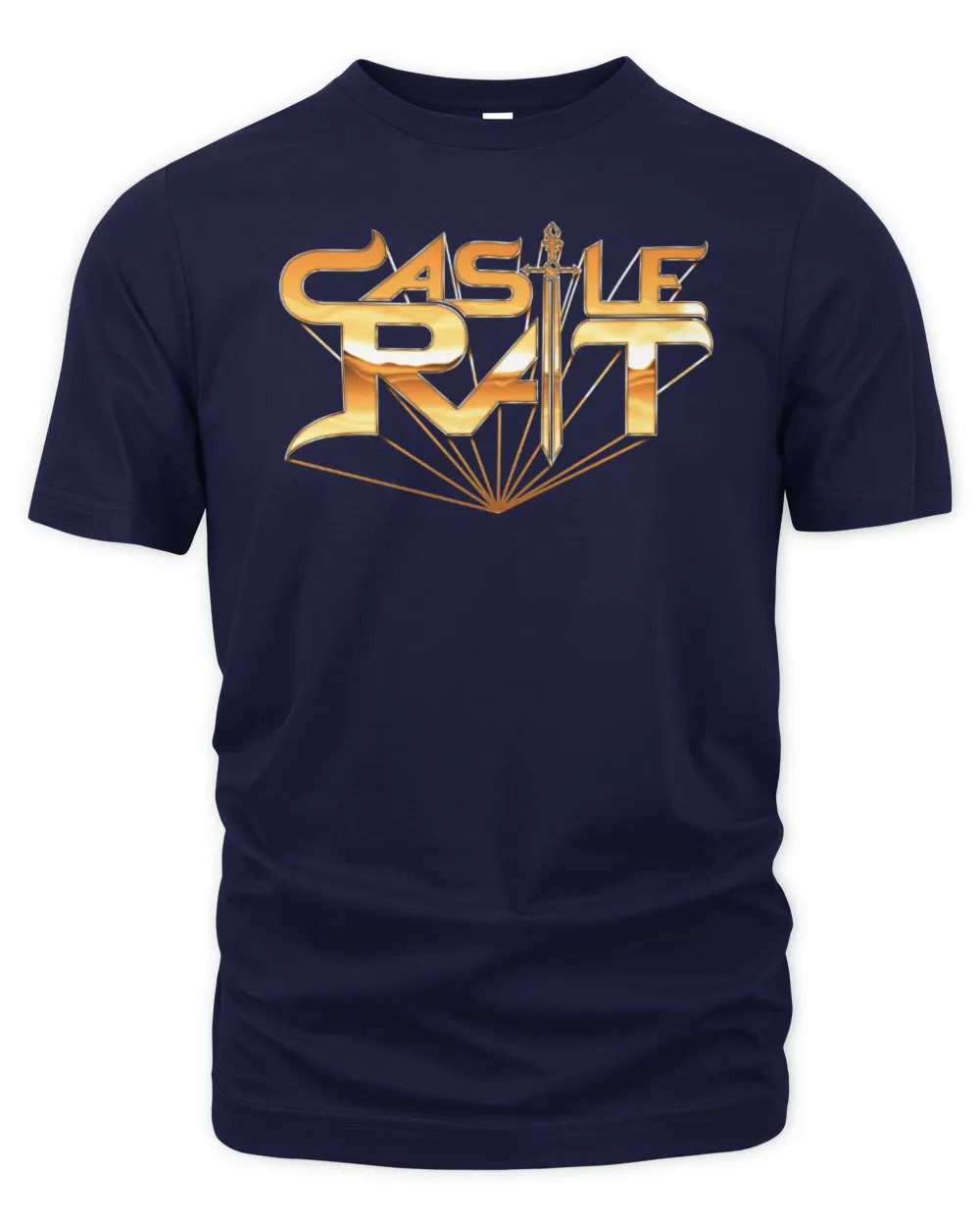 Castle Rat Merch Gold Logo Shirt gallery