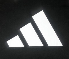 adidas Essentials Big Logo Cotton Tee T-Shirt Black White Mens Size M JE8945 New