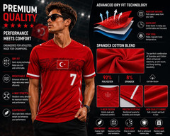 Turkey Soccer Jersey Personalized, Custom Turkiye Football Jersey, Custom Name