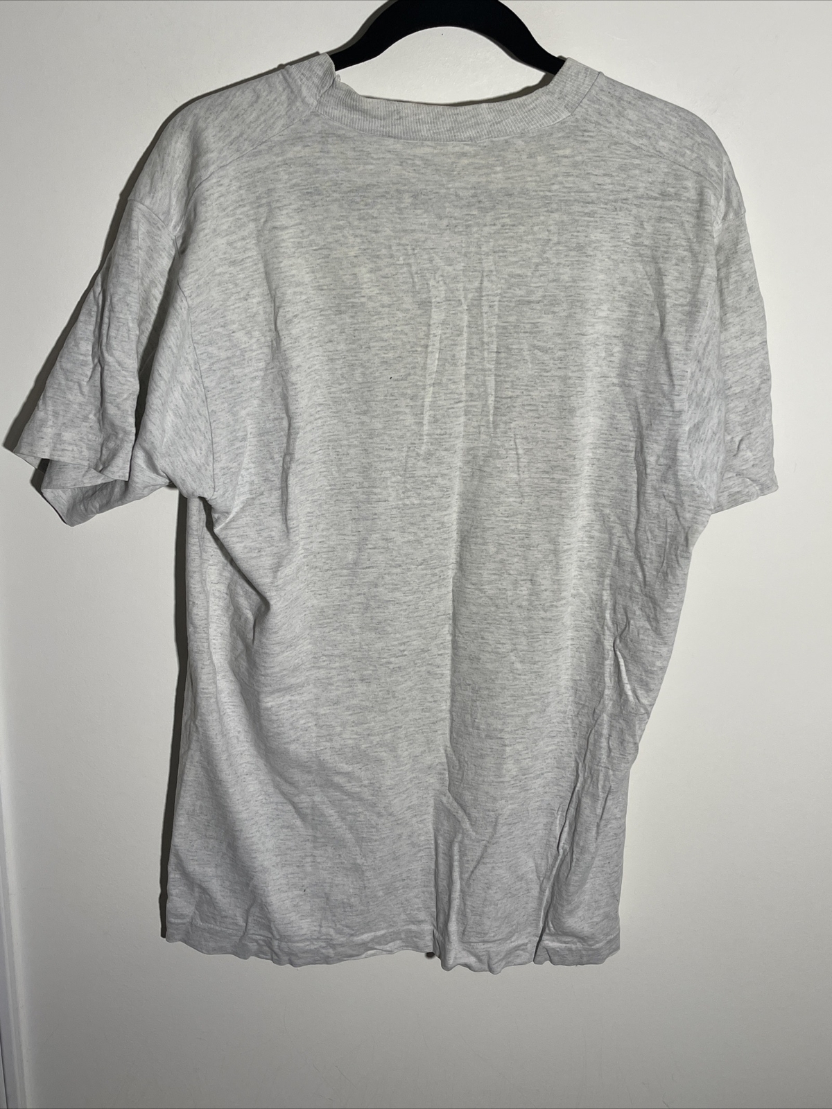 Vintage Jim Benton Shirt Mr Armchair Athlete TV Funny SZ L Gray USA Made Single gallery