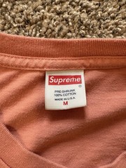 Supreme Liquid Metal Tee Terra Cotta FALL/WINTER 2018 Men’s Size Medium USA