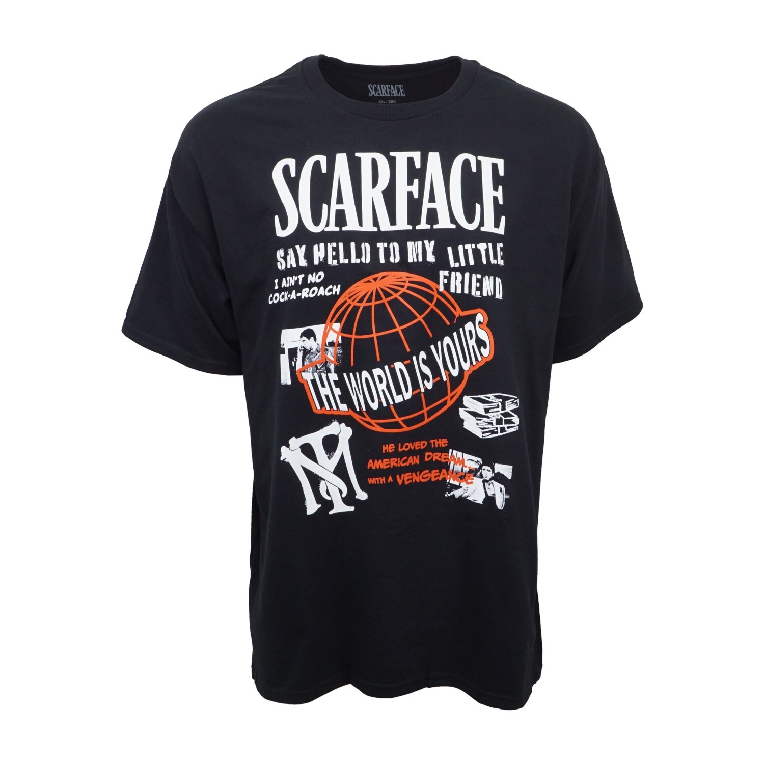 SCARFACE MENS SAY HELLOW TO MY LITTLE FRIEND GRAPHIC T SHIRT