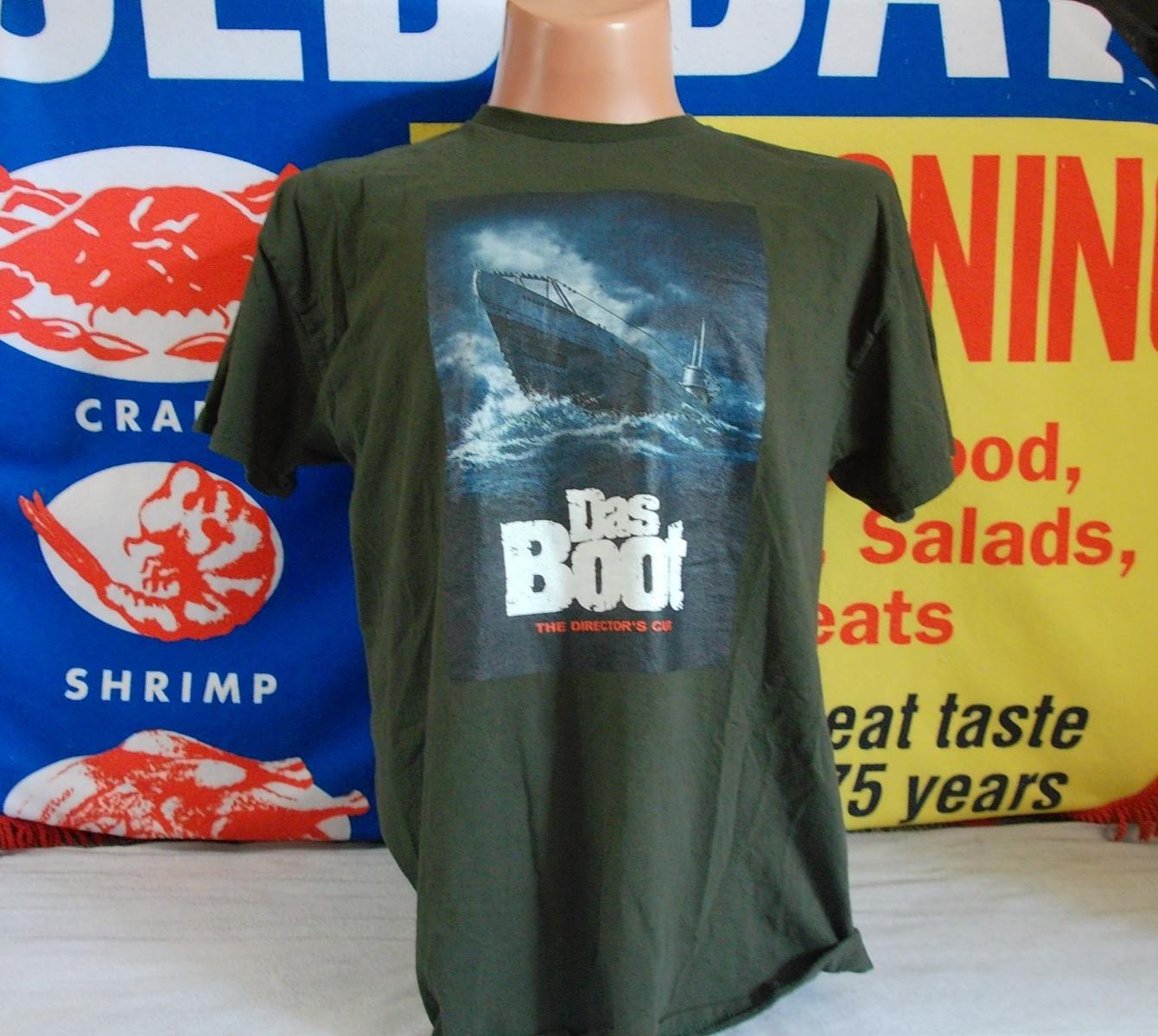 VTG DAS BOOT Directors Cut T Shirt Men’s XL German Movie Promo WOLFGANG PETERSON