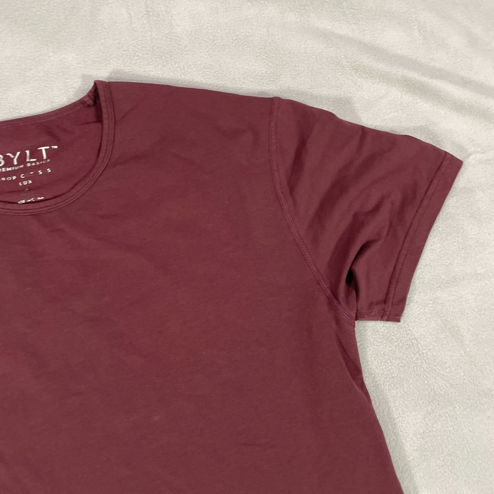 BYLT Mens Drop Cut Lux T-Shirt Size Medium Stretch Performance Lot Of 2 Bundle gallery