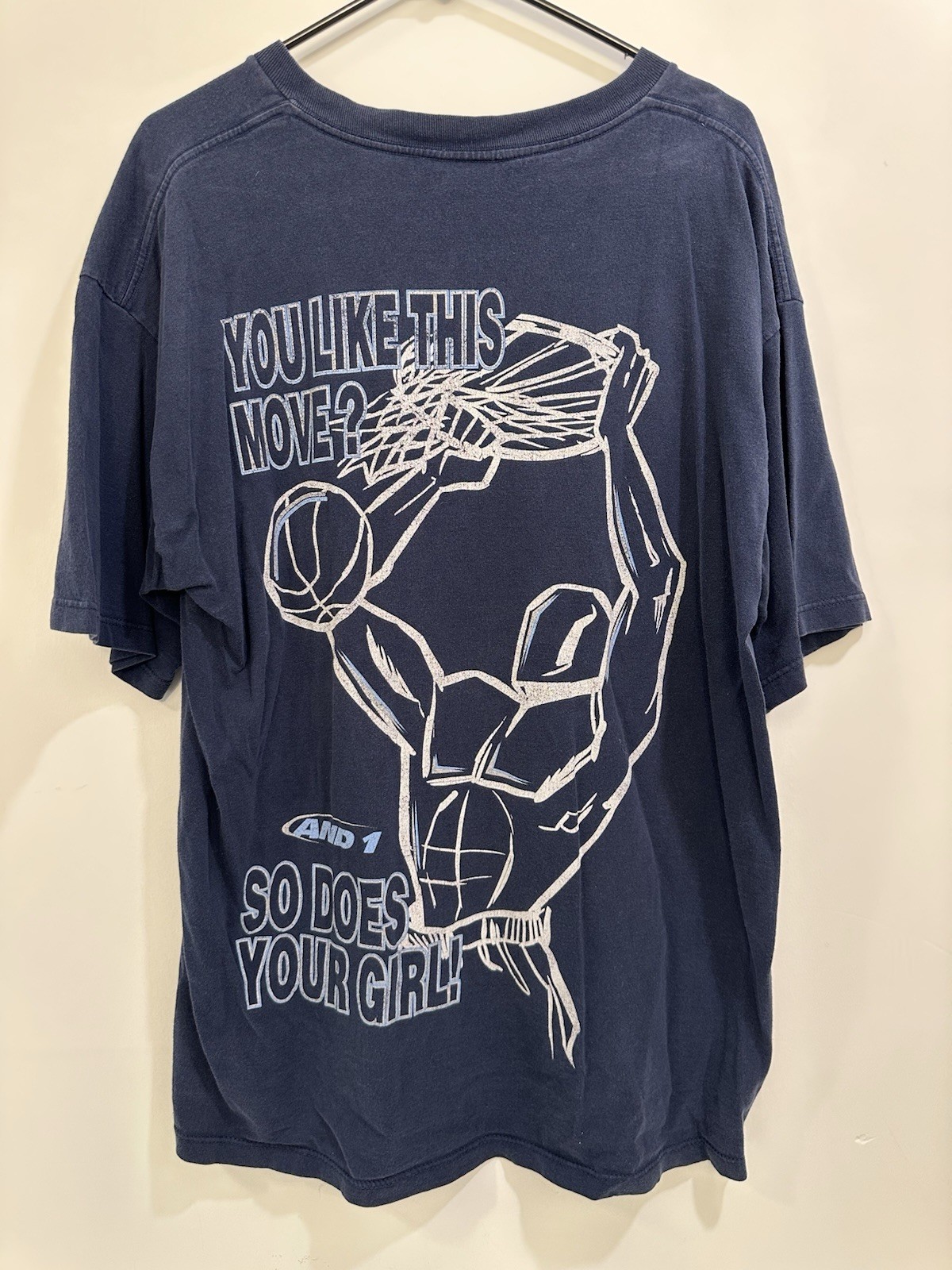 AND1 Vintage Y2K 90s – Your Girl – Basketball Shirt – Men’s XL – RARE Authentic
