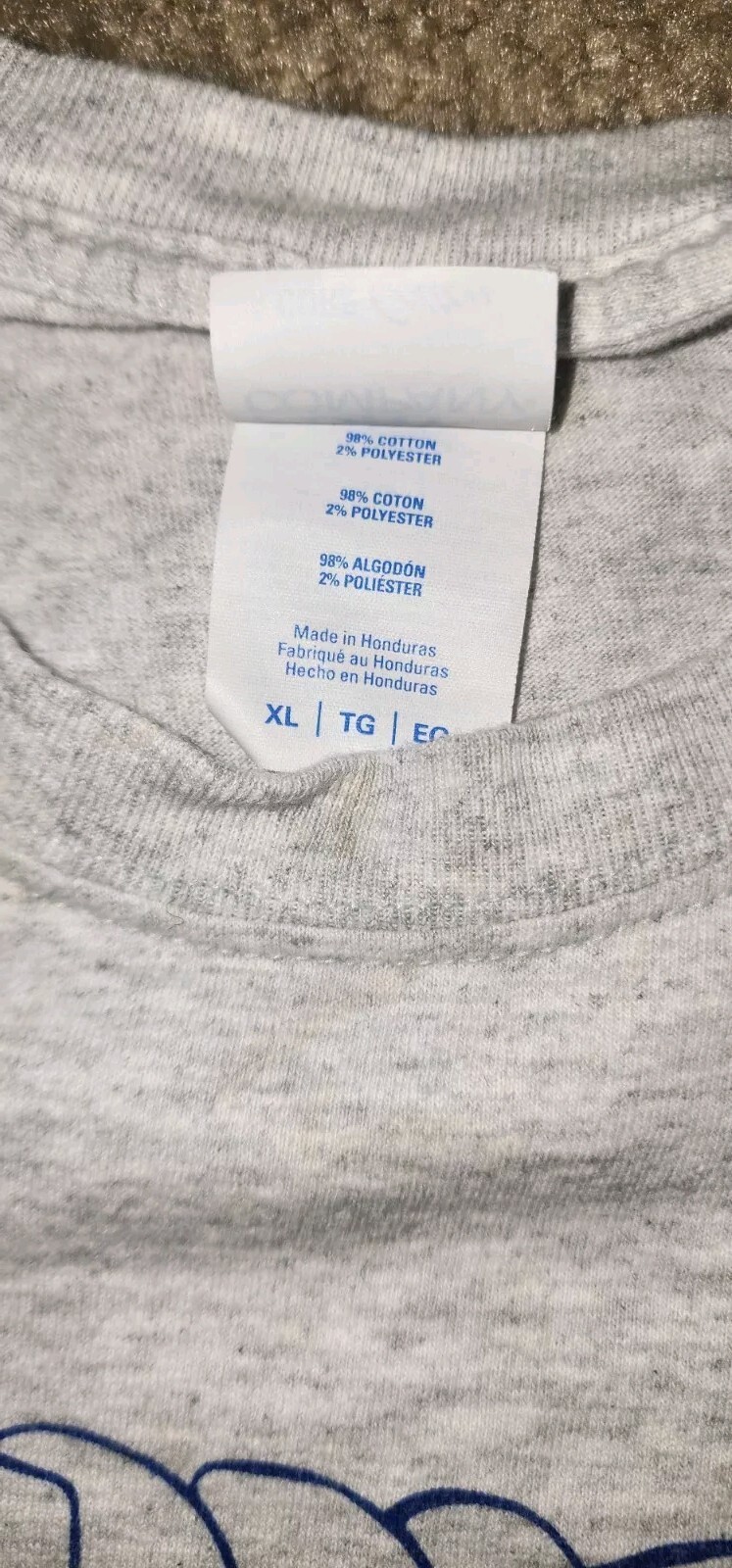 Port & Company Florida Gators Shirt Mens Extra Large XL Gray Blue Chevron Oil gallery