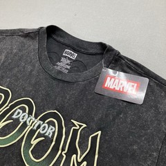 Marvel Doctor Doom Black Graphic Print Double Sided T-Shirt Sizes Vary
