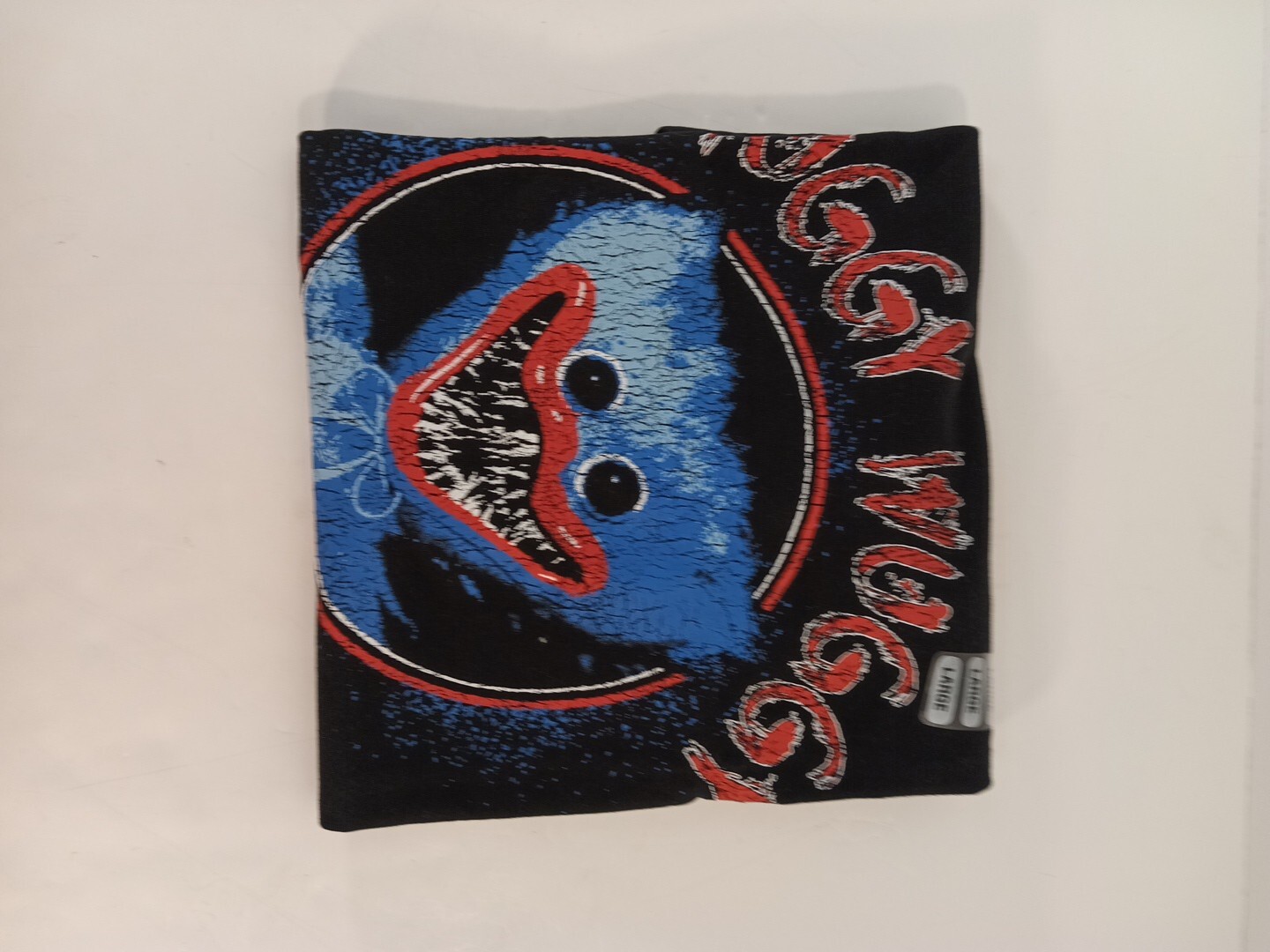 Poppy Playtime Huggy Wuggy "It's Time To Play" Black Unisex Shirt Size Large NWT gallery